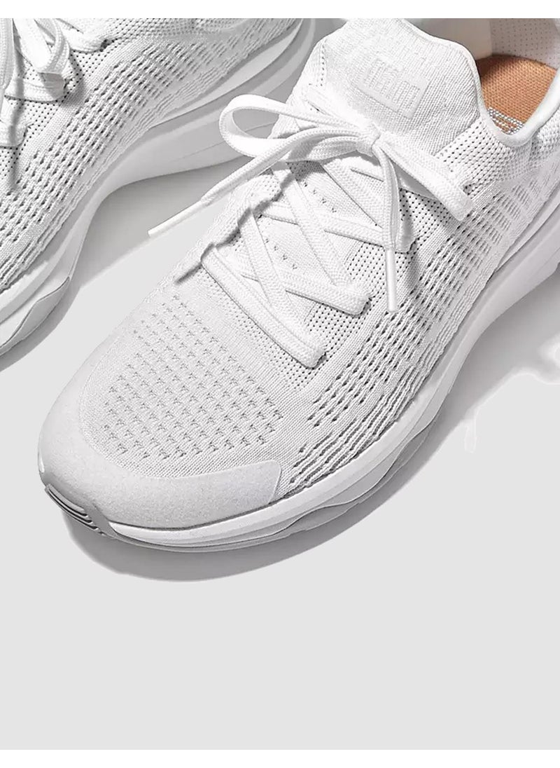 FitFlop Vitamin Ffx Gb7 Knitted White Women's Sports Shoes  - Image 4