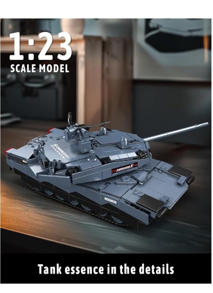 mould king - 20036 AB-X Tank Building Block Kits, Educational Vehicle Model Building Blocks Set, Collectible Model Kits, Construction Block Sets - Image 1