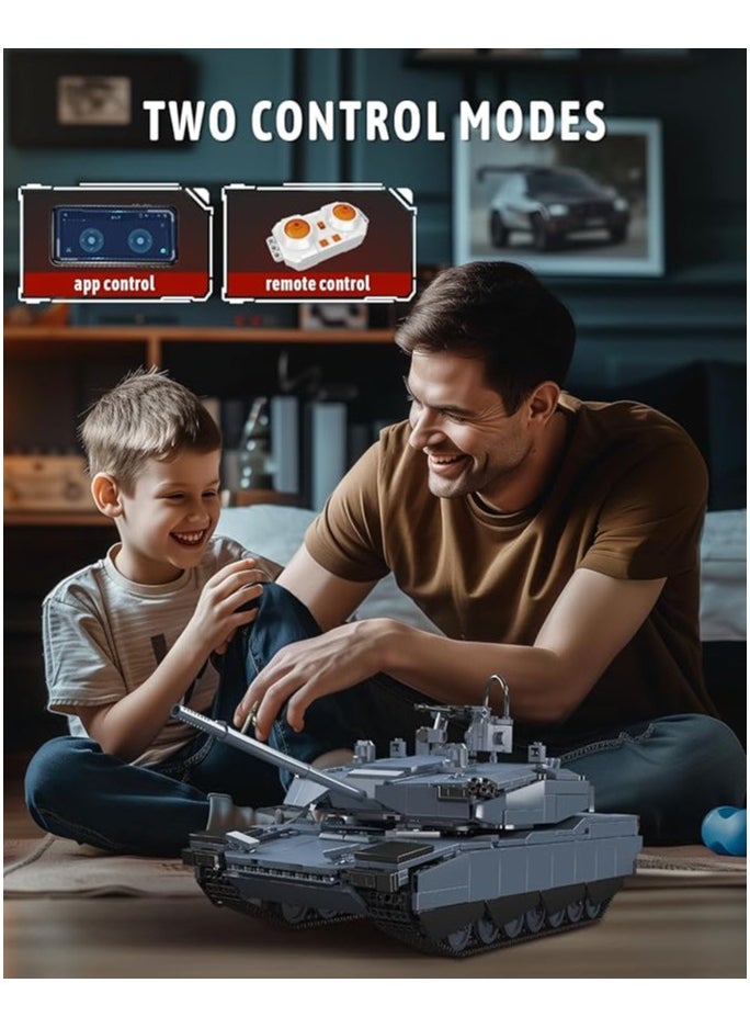 mould king - 20036 AB-X Tank Building Block Kits, Educational Vehicle Model Building Blocks Set, Collectible Model Kits, Construction Block Sets - Image 1