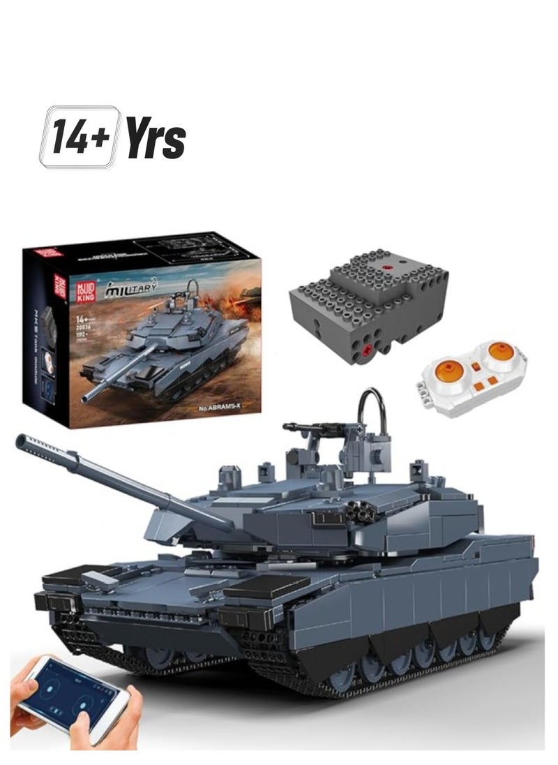 mould king - 20036 AB-X Tank Building Block Kits, Educational Vehicle Model Building Blocks Set, Collectible Model Kits, Construction Block Sets - Image 1