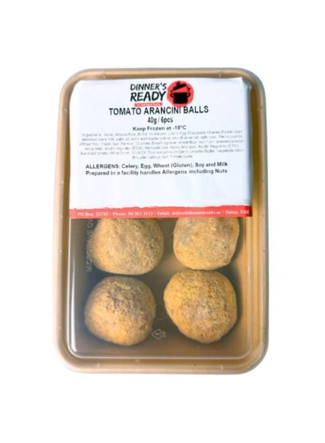 DINNER'S READY Arancini, Tomato - 40gms x 6, UAE - Image 1