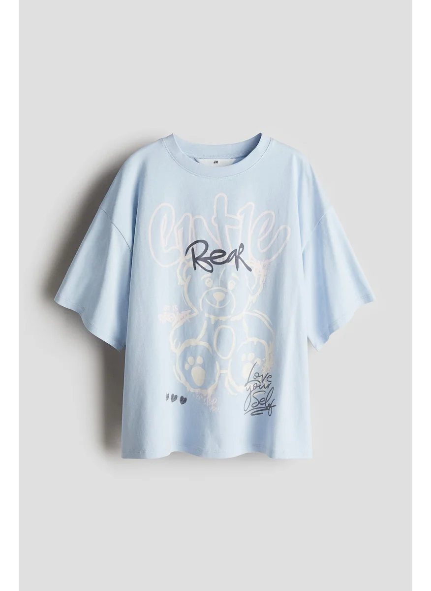 اتش اند ام Oversized Cotton T-Shirt