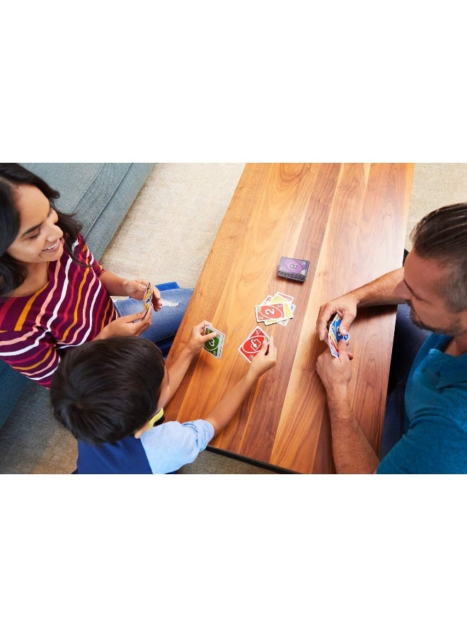 Mattel Games لعبة بطاقات أونو فليب - Image 2