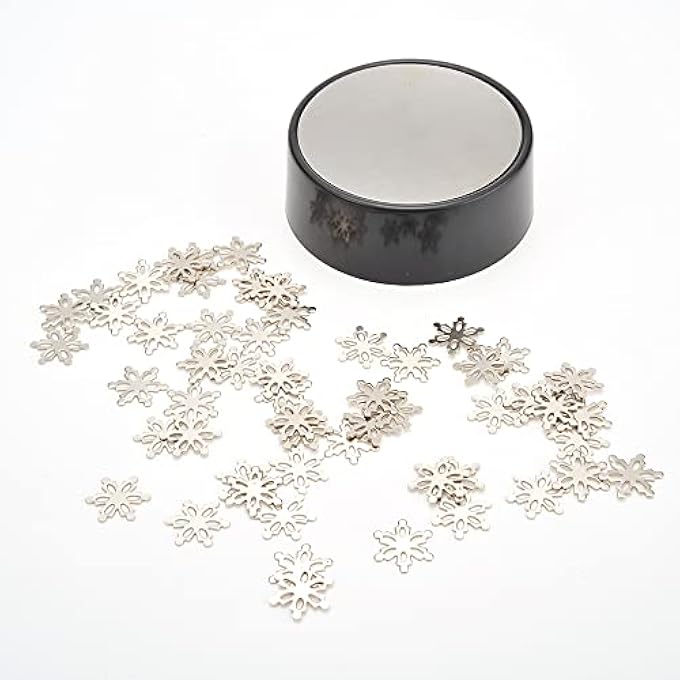 PowerTRC Toy Magnetic Desktop Sculpture (Snowflakes) | Mini Magnetic Art Decoration for Desktop | Fun Stress Relief Office Gift - Image 5