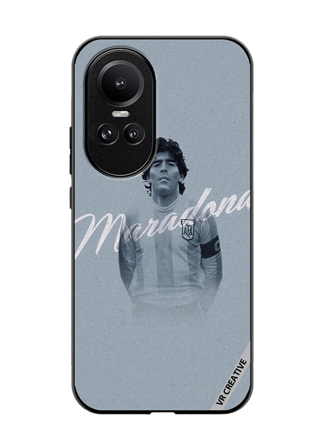 VR CREATIVE Protective Case Cover For Oppo Reno 10 Pro Maradona Design Multicolour - Image 1