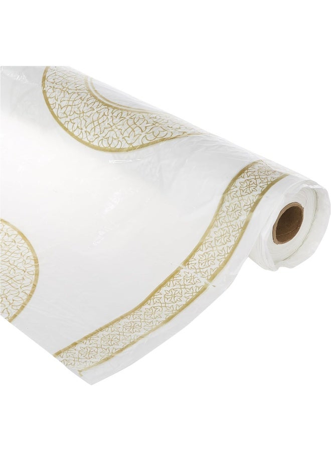 HOME CHOICE 5 KG Sufra Roll, Size 100x130 cm, Disposable Printed Sufra Roll Table Cover, Perforated Plastic - Image 2
