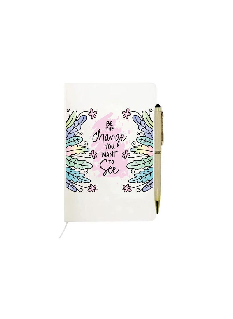 PRINTSHOP4ME Womensday Gift Set-Notebook/Pen-Womensday Combo For Friends,Family And Colleagues-Unique Gift Ideas For Loved Ones Or Corporate Gifting-Gift Set For Womensday Celebration  - Image 1