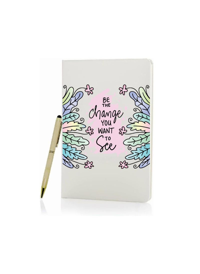 PRINTSHOP4ME Womensday Gift Set-Notebook/Pen-Womensday Combo For Friends,Family And Colleagues-Unique Gift Ideas For Loved Ones Or Corporate Gifting-Gift Set For Womensday Celebration  - Image 2