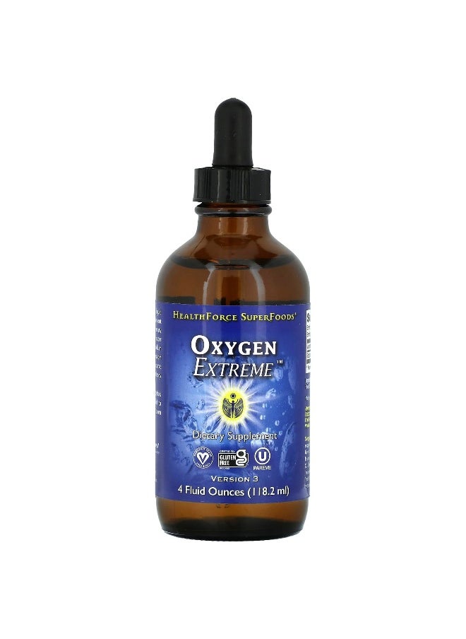 HEALTHFORCE SUPERFOODS HealthForce Superfoods, Oxygen Extreme, 4 fl oz (118.2 ml)  - Image 1