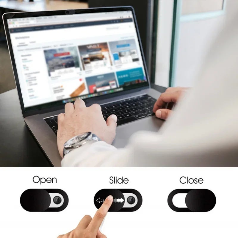 1PCS Universal Webcam Protective Cover Antispy Slider Camera Protector for iPad Laptop Macbook Phones Lens Privacy Sticker - Image 4