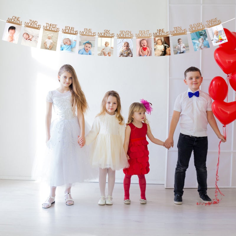 Baby First Birthday Photo Banner, Perfect for Party Decorations, Durable and Safe - Image 5