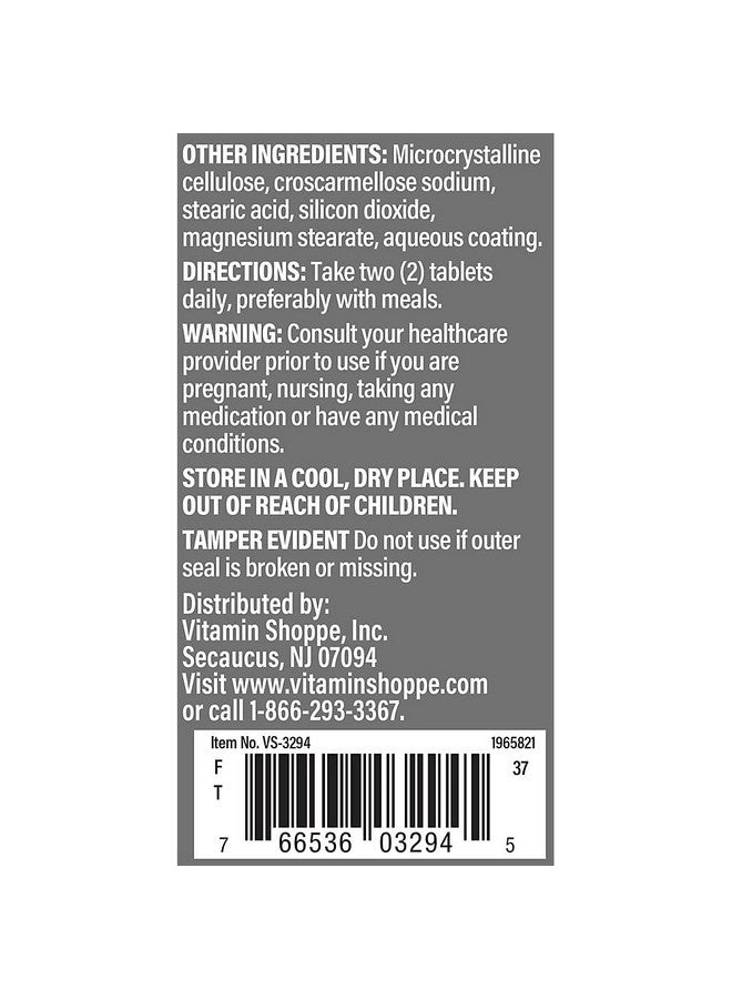 The Vitamin Shoppe Especially for Men Multivitamin, Nutrient's & Herbs for Men's Wellness, Antioxidant That Supports Energy Production, Immunity & Prostate Health (120 Tablets) - Image 5
