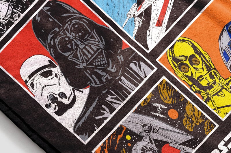 Jay Franco Star Wars Classic Throw Blanket (Offical Product)  Medium - Image 3