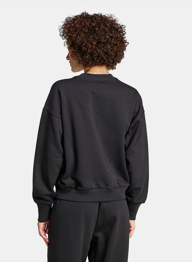 Adidas ALL SZN Fleece Loose Sweatshirt - Image 2