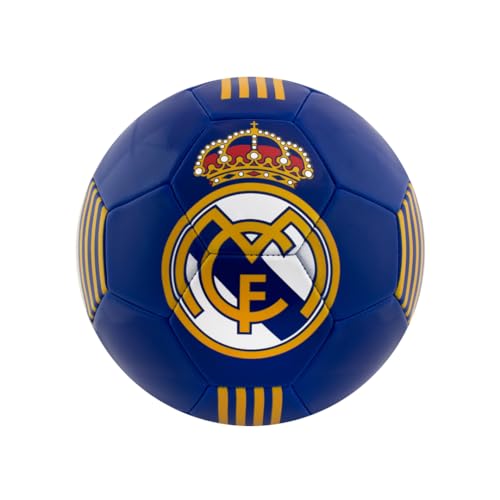 Maccabi Art Official Real Madrid CF Soccer Ball – Size 5 – Collectible Gift for Fans (Dark Blue) - Image 1