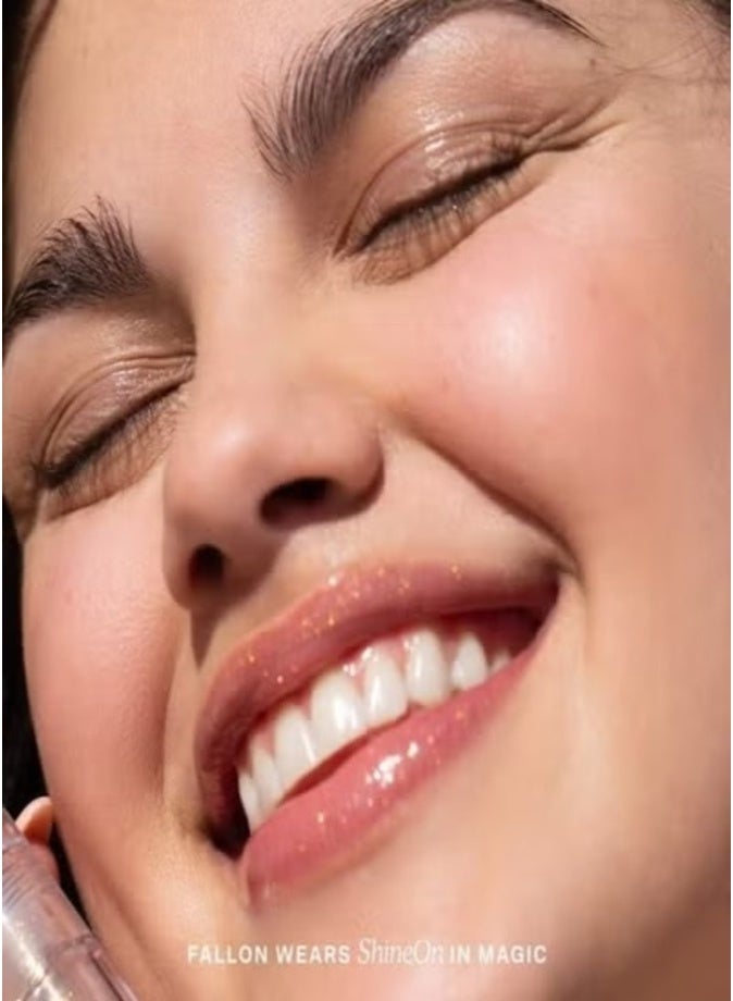 Tower 28 ShineOn Moisturizing Non-Stick Lip Jelly , Magic - clear with gold shimmer 3.9ml | Hydrating Gloss with High Shine Finish - Image 3