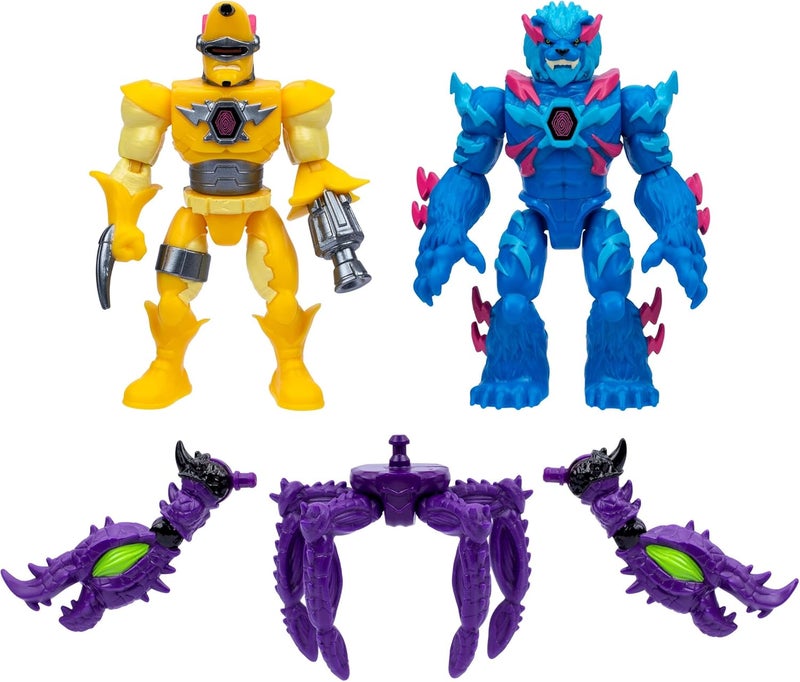 MrBeast Lab Mr.Beast Lab Hybrids Multi Pack Action Figures – Reveal & Mix-and-Match Parts to Create 2 Hybrid Beasts - Image 4