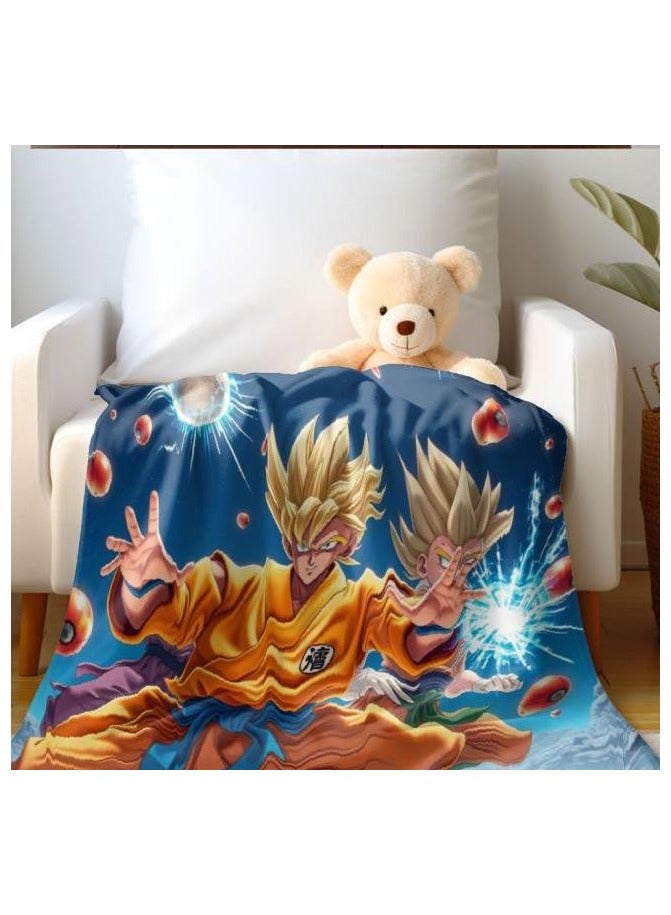 عام بطانية رقيقة من الفانيلا الكرتونية للأطفال والرضع (دافئة ومريحة، ومناسبة للنوم والألعاب) 70 سم * 100 سم - 228 - Image 4