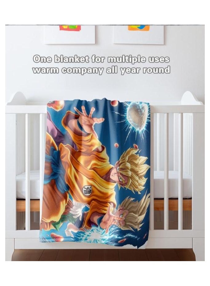 عام بطانية رقيقة من الفانيلا الكرتونية للأطفال والرضع (دافئة ومريحة، ومناسبة للنوم والألعاب) 70 سم * 100 سم - 228 - Image 5