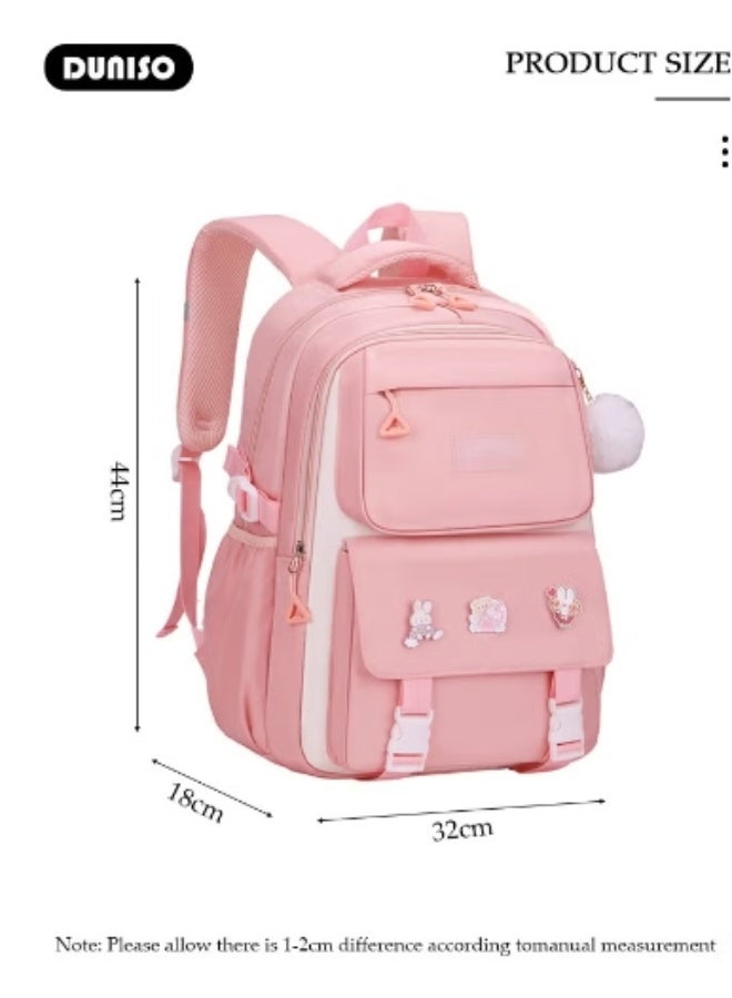 DUNISO Sweet Pink - Series Backpack, Lightweight, Large - Capacity, Durable and Waterproof - Image 3