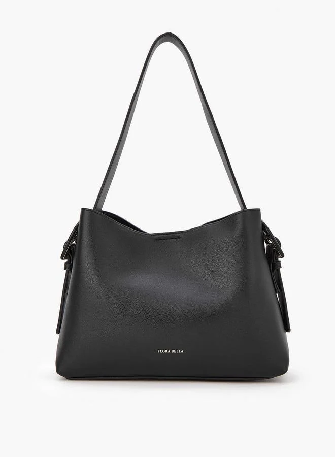 Flora Bella By Shoexpress Solid Shoulder Bag with Adjustable Strap