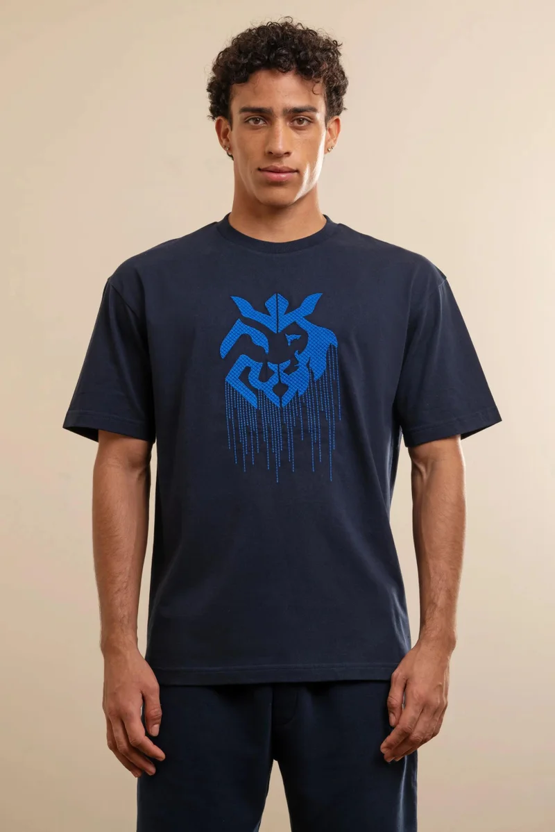 Esso5 Bleeding Logo Oversized Tee