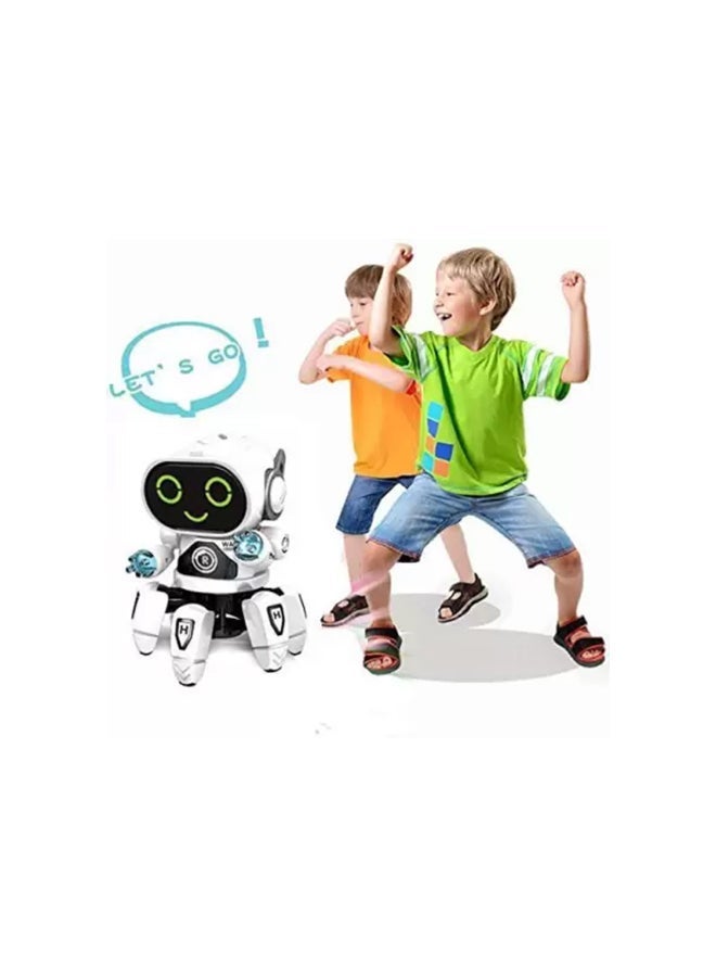 FunBlast Mechanical Octopus Rc Robot With Colourful Led Light And Music For Kids 18cm - Image 4