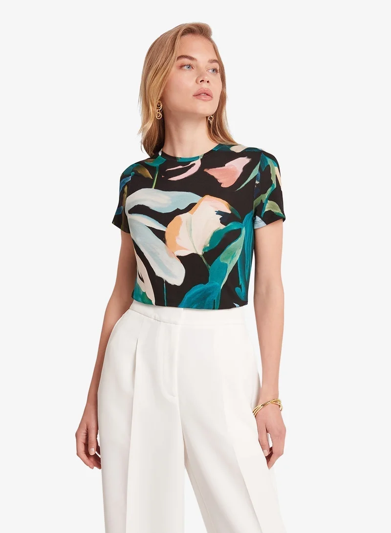 Ted Baker Floral Print T-Shirt