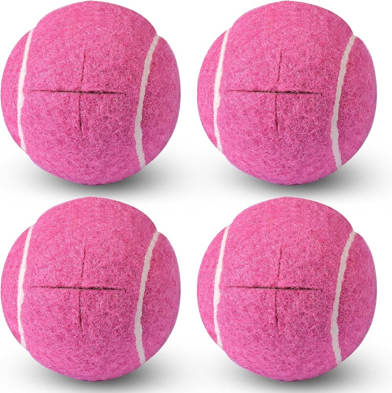 ANCKNE Walker Tennis Balls Precut Tennis Balls for Walkers 4PCS Walkers Legs Universal Precut Glide Balls, Heavy Duty Long Lasting Felt Pad Glide Coverings - Image 1