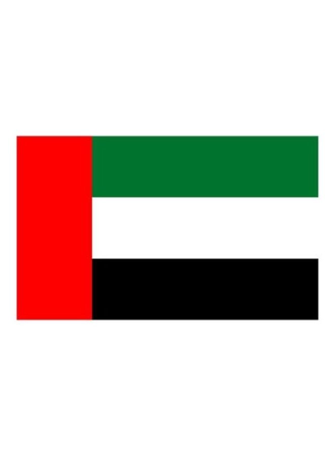 UAE FLAG UNITED ARAB EMIRATES NATIONAL DAY LOGO FLAG STITCHED IN STRONG POLYESTER MATERIAL LONG DURABILITY INDOOR & OUTDOOR USE - Image 1
