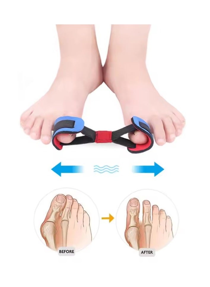 Goolsky Big Toe Strap Bunion Straightener Stretchy Belt Toe Stretcher Alignment for Hallux Valgus Corrector Foot Pain Relief - Image 1