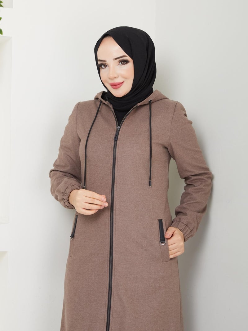 Doque Winter Mink Thin Cashmere Women's Coat Young Sport 54007 - Image 3