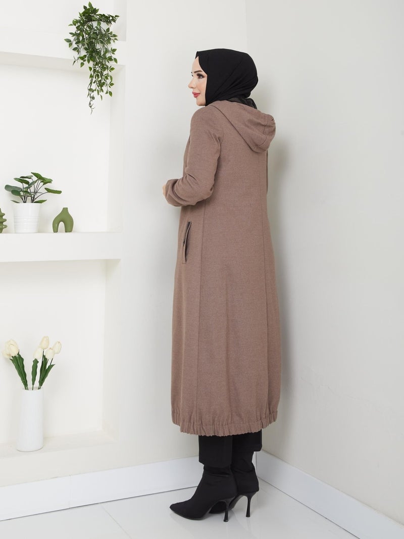 Doque Winter Mink Thin Cashmere Women's Coat Young Sport 54007 - Image 4