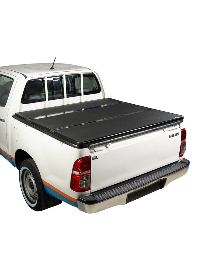 DPT Leather Foldable Tonneau Cover for a 2008-2015 Hilux , Hilux Cover  - Image 1