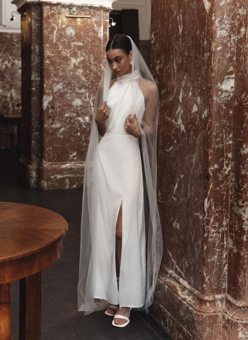 Lichi Halterneck Column Dress