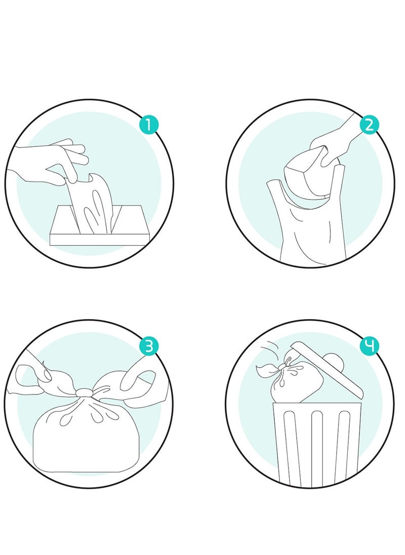 Bumble & Bird Bumble & Bird - Biodegradable Scented Nappy Bags - Pack of 250  - Image 3