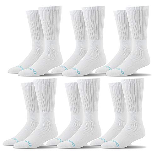 Oddball Men's Crew Socks XXL 6-Pack (White) - Image 1