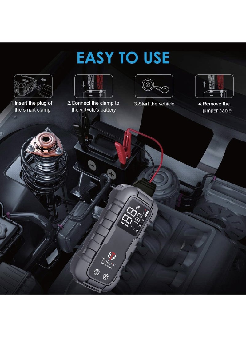 Toby's Toby's X17 Jump Starter for Cars 16000mAh and 59.2WH Power Bank for Electronic Devices  - Image 4