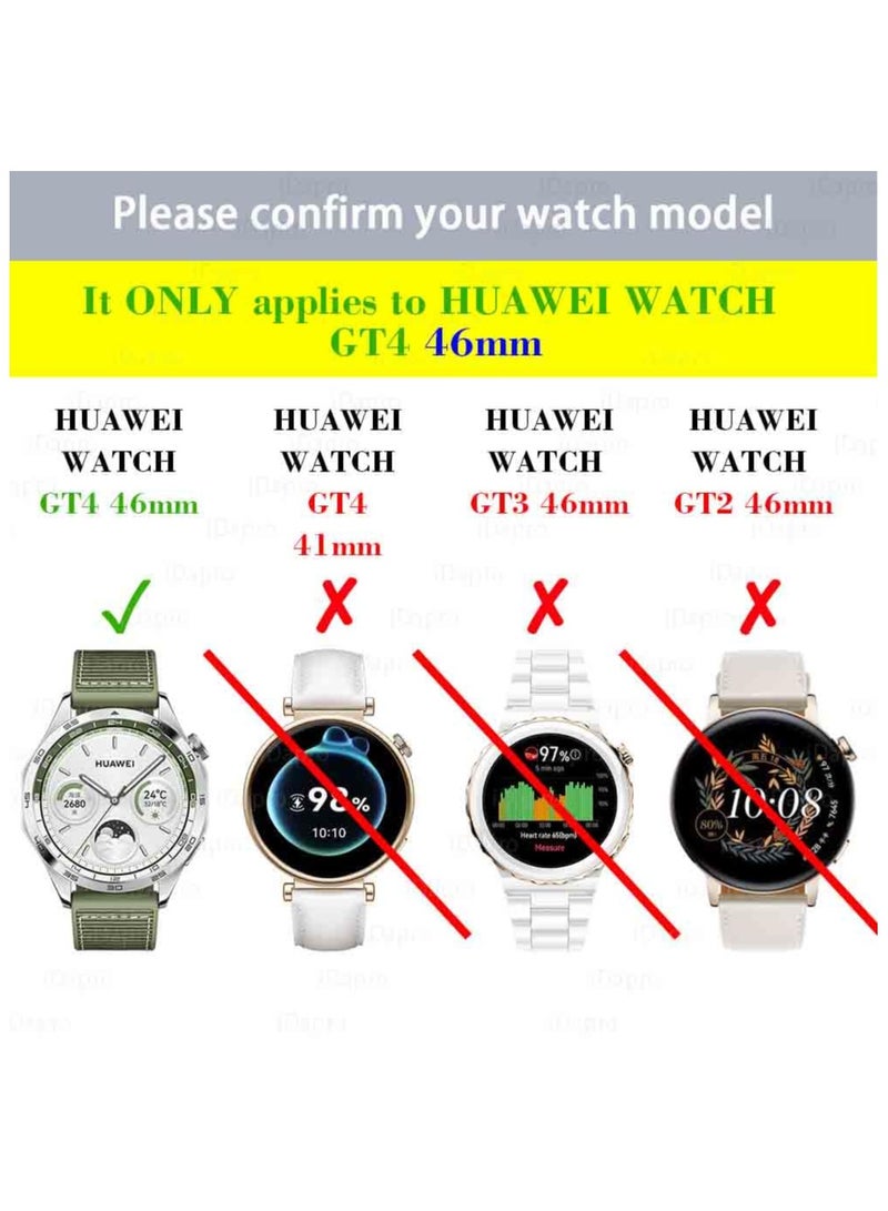 Beauenty Stainless Steel BandCompatible with Huawei Watch GT4 46mm Replacement Wristband Metal Watch Band for Huawei Gt4 Watch Strap 22mm (Silver) - Image 2