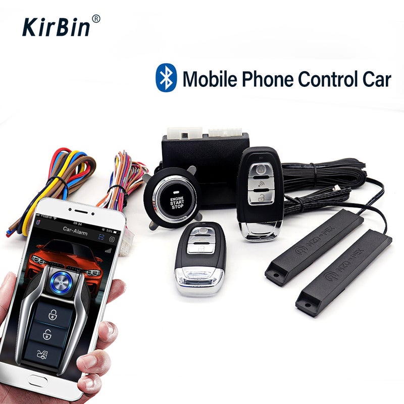 [Source Manufacturer] Car One-Button Start Modification Keyless Entry Mobile Phone Control Car Remote Start System - Image 2