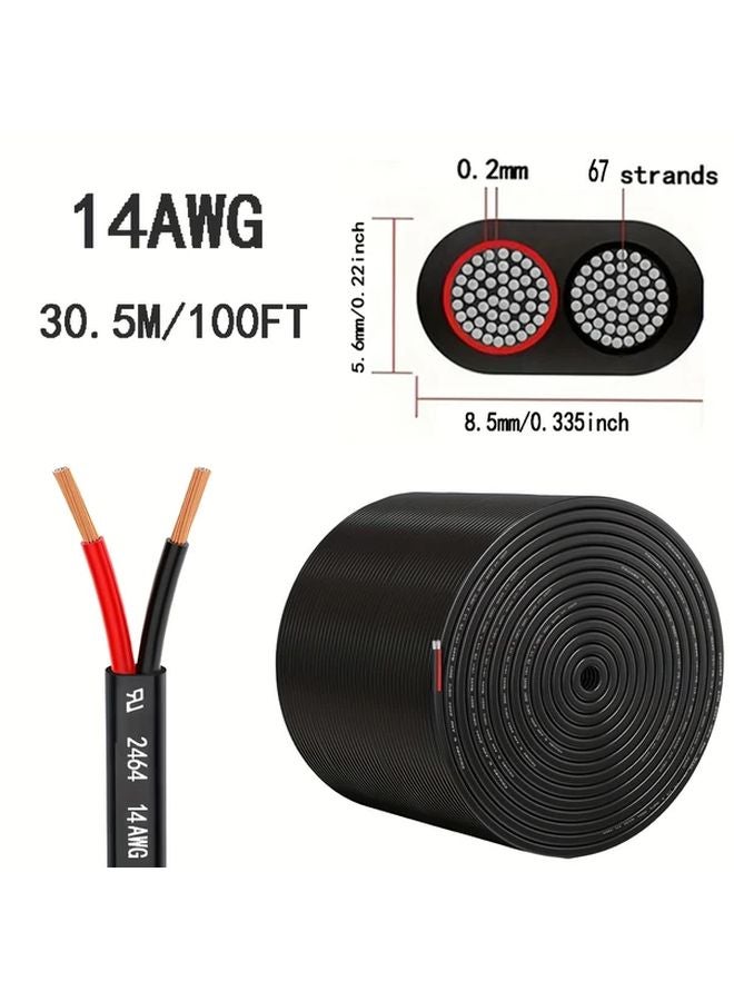 14 AWG 2 Wire 16 4ft CCA Low Voltage Cable For LED Strips Auto Marine Lighting - Image 5