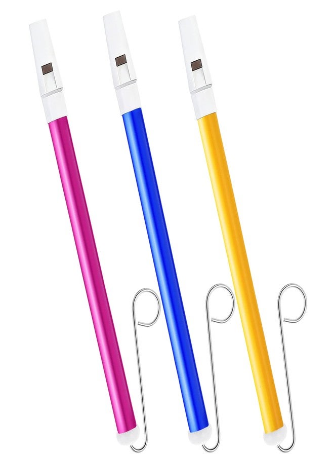 Ouffun 3PCS Sliding Whistle Musical Instruments Slide Whistle for Adults Sliding Whistles Party Favors for Games - Blue Yellow and Purple - Image 1