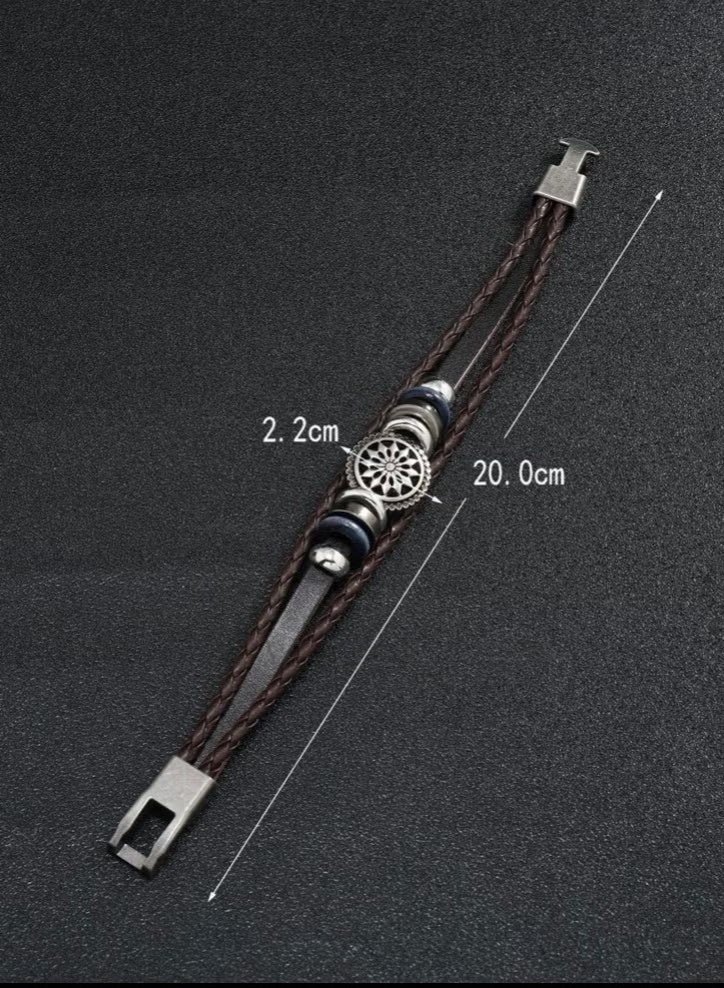 Uliova Premium PU Leather Bracelet for Men – Elegant & Versatile - Image 2