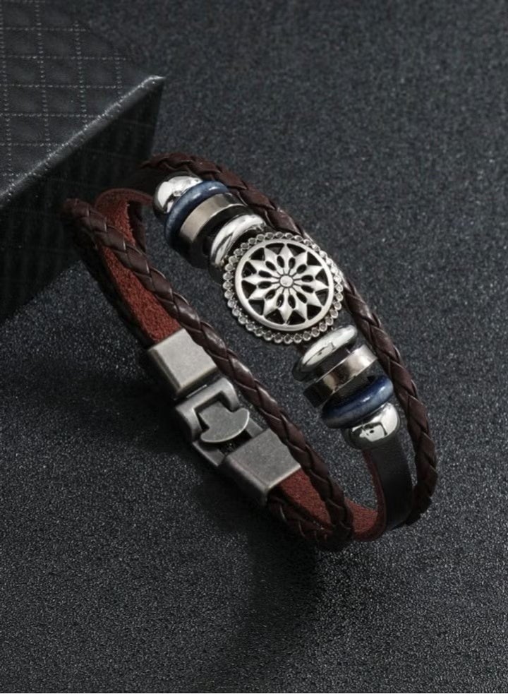 Uliova Premium PU Leather Bracelet for Men – Elegant & Versatile - Image 3