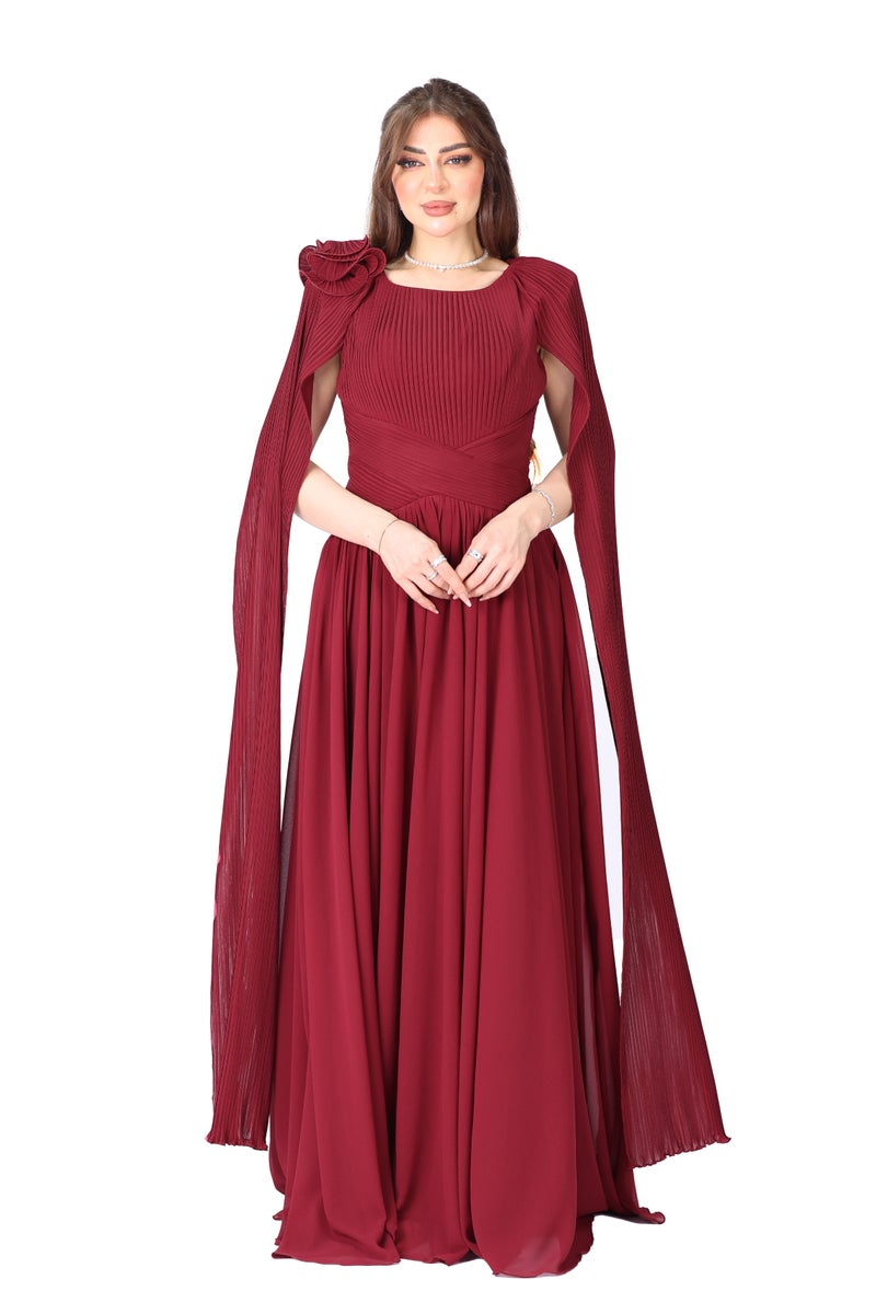 المصمم الحديث فستان  سهرة فاخر فستان يخلّي حضورك يفرض نفسه بكل أناقة، فهالقطعة الفاخرة بتكون خيارك المثالي لكل المناسبات - Image 2