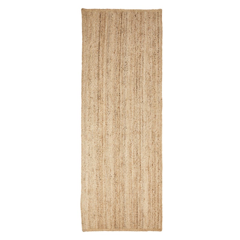 Superior Braided Jute Handwoven Indoor Runner Rug Floor Decor for Hallway Living Room Dining Room Bedroom Office Dorm Kitchen Entry HandWoven Modern Farmhouse Rugs 2 6 x 10 Natural Tan