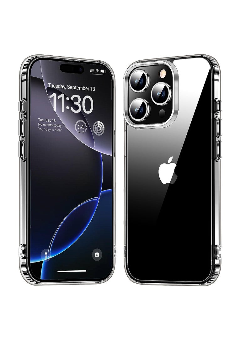 اووكاي جراب شفاف لهاتف iPhone 16 Pro Max، [غير قابل للاصفرار] [حماية من السقوط بدرجة عسكرية] جراب واقٍ رفيع ومضاد للصدمات لهاتف iPhone 16 Pro Max - Image 1