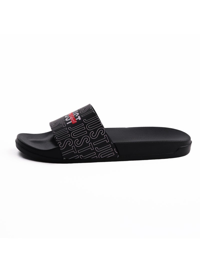 Onda Onda Just Comfortable, Light Weight & Stylish Slide Slipper for Men - Black  - Image 3