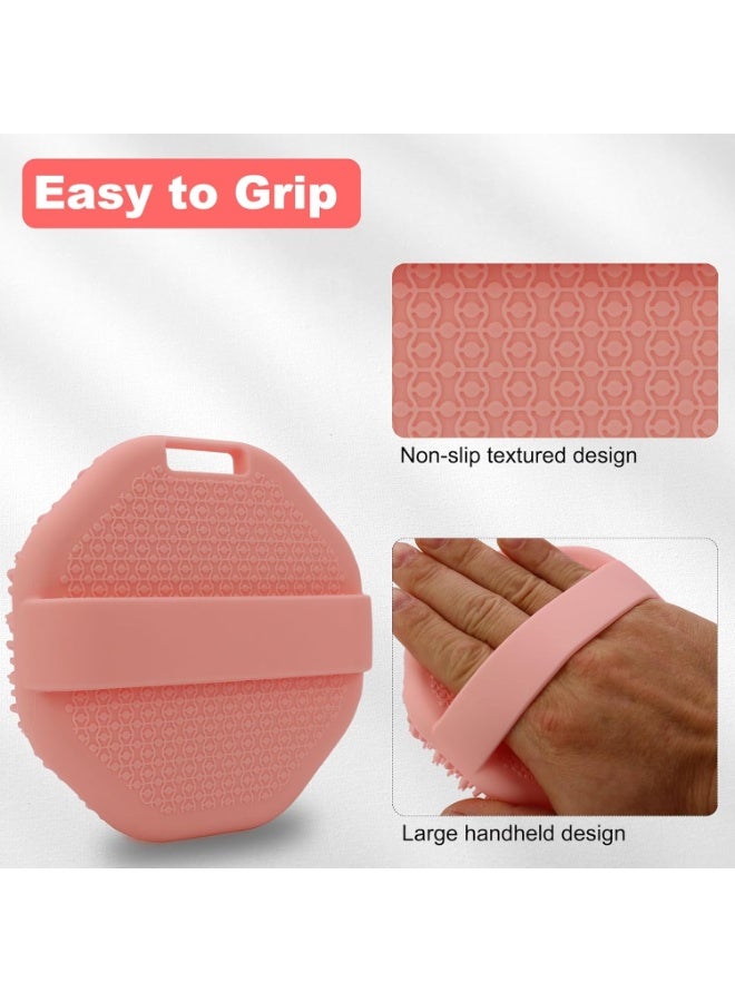 Silicone Body Scrubber, Shower Body Brush for Effective Showering Exfoliation and Gentle Massage, Silicone Loofah Body Brush,Body Brush for Sensitive - Image 3