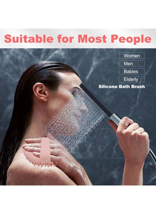 Silicone Body Scrubber, Shower Body Brush for Effective Showering Exfoliation and Gentle Massage, Silicone Loofah Body Brush,Body Brush for Sensitive - Image 2